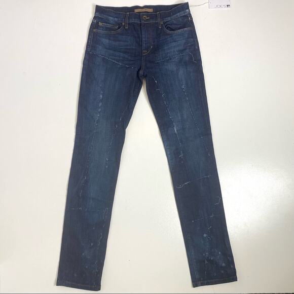 Joe’s Jeans Mens Williams Slim Fit Collectors Edition Distressed Dark Blue Wash - Picture 2 of 12